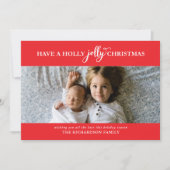 クリスマスすてきの写真を持つ シーズンカード (正面)