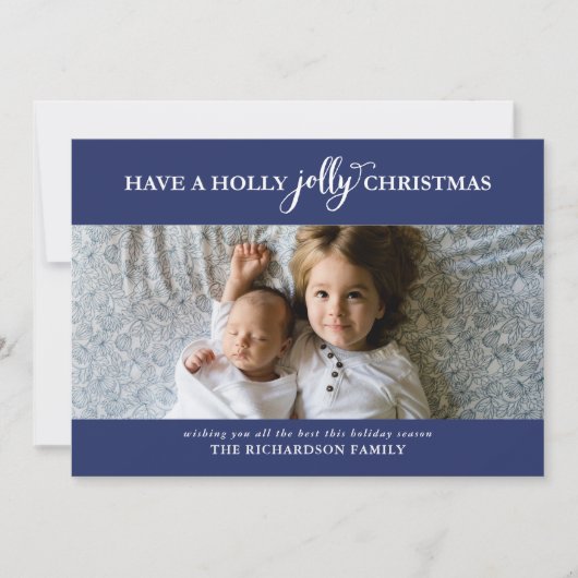 クリスマスすてきの写真を持つ シーズンカード (正面)