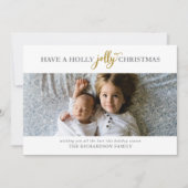 クリスマスすてきの写真を持つ シーズンカード (正面)