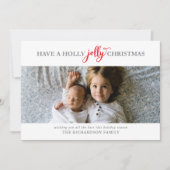 クリスマスすてきの写真を持つ シーズンカード (正面)