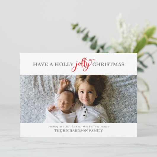 クリスマスすてきの写真を持つ シーズンカード (スタンド正面)