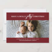 クリスマスすてきの写真を持つ シーズンカード (正面)