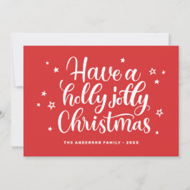 クリスマスすてきを祝う。赤い可愛いタイポグラフィ シーズンカード