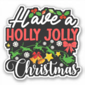 クリスマスすてきを祝う–86096 シール (正面)