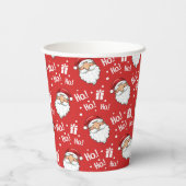 クリスマスすてきサンタクロース 紙コップ (裏面)