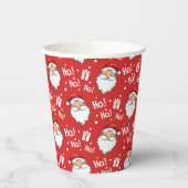 クリスマスすてきサンタクロース 紙コップ (左)