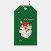 クリスマスすてきサンタ ギフトタグ (正面)