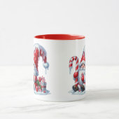 クリスマスすてき小妖精や小人コーヒーマグ マグカップ (中央)