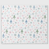 クリスマスすてき ラッピングペーパー (フラット)