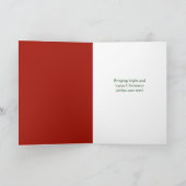 クリスマスそりカード シーズンカード (内部)