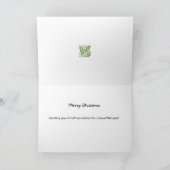 クリスマスそり シーズンカード (内部)