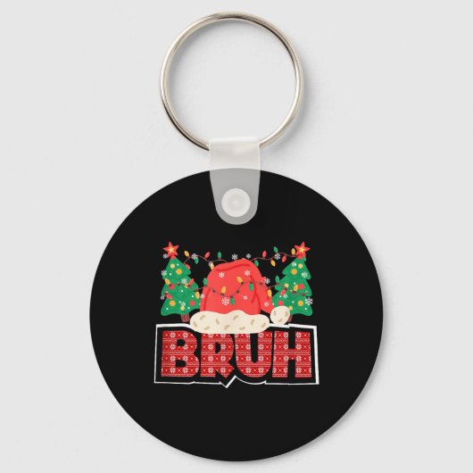クリスマスだって冗談だろ おもしろいZ世代とアルファ世代のクリスマス キーホルダー (正面)