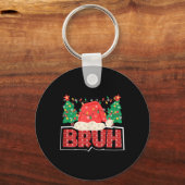 クリスマスだって冗談だろ おもしろいZ世代とアルファ世代のクリスマス キーホルダー (正面)