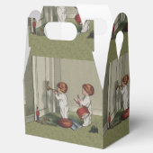 クリスマスだよ！かわいい子供のイラスト フェイバーボックス (オープン)