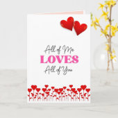 クリスマスだよ　愛してる カード (黄色い花)