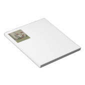 クリスマスだよ 起きて！かわいい子供のイラスト ノートパッド (アングル)