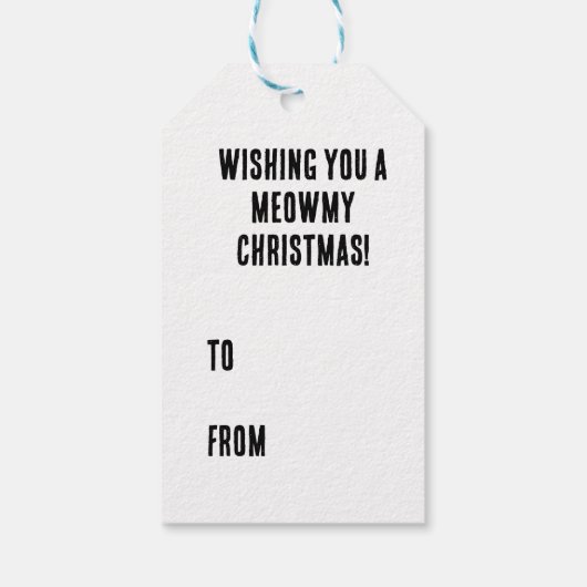 クリスマスだ！ ギフトタグ (裏面)