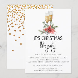 クリスマスだ！パーティしよう チャンピエとグリーン  招待状