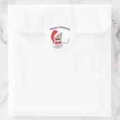 クリスマスだ！ ラウンドシール (バッグ)