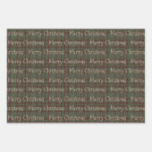 クリスマスだ！ ラッピングペーパーシート (正面2)