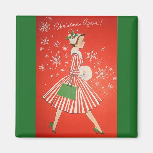 クリスマスだ！冷蔵庫マグネット マグネット (正面)