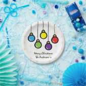 クリスマスつるのオーナメント金ゴールド星 ペーパープレート (パーティー)