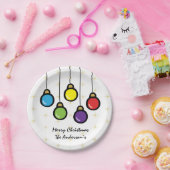 クリスマスつるのオーナメント金ゴールド星 ペーパープレート (パーティー)