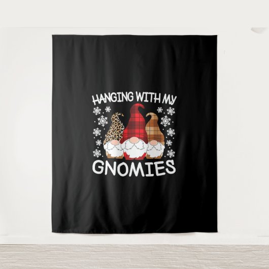 クリスマスつるの格言と私のノミー タペストリー (正面)