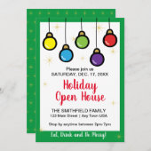 クリスマスつるオーナメントオープンハウス 招待状 (正面/裏面)