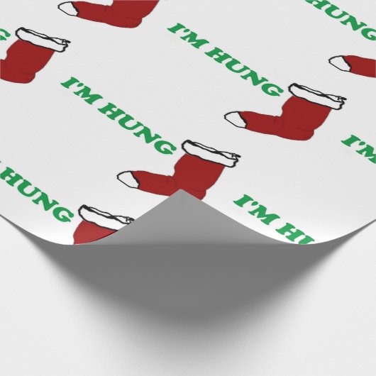 クリスマスつるクリスマスおもしろい ラッピングペーパー (角)