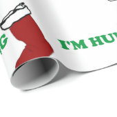 クリスマスつるクリスマスおもしろい ラッピングペーパー (ロールコーナー)