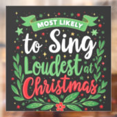 クリスマスで一番声大きく歌いそう ウィンドウサイン (シート2)