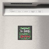 クリスマスで一番声大きく歌う人 マグネット (インサイチュ (食洗機))