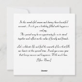 クリスマスで家族の瞬間を大切に シーズンカード (裏面)