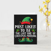 クリスマスで最後まで起きている可能性が最も高い カード (黄色い花)