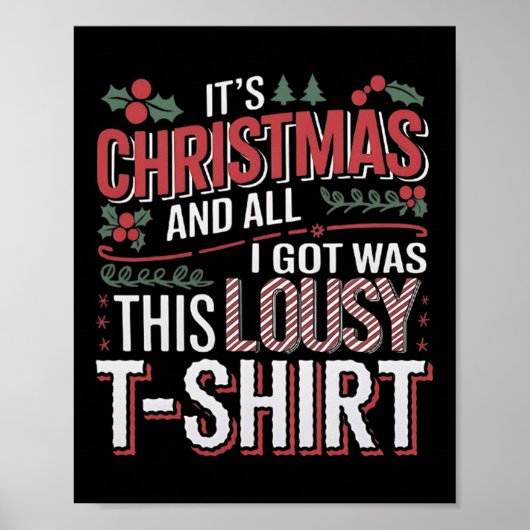 クリスマスで私はこの得ひどいクリスマスだ ポスター (正面)