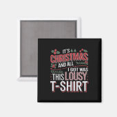 クリスマスで私はこの得ひどいクリスマスだ マグネット (正面/裏面)