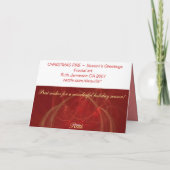 クリスマスで～の季節の挨拶が消える シーズンカード (裏面)