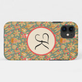 クリスマスとイニシャル Case-Mate iPhoneケース (裏面(横))