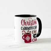 クリスマスとキャンディーキャン マグカップ (正面右)