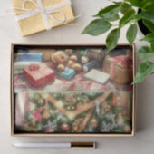 クリスマスとクリスマスの懐かしい子ども 薄葉紙 (ギフト)