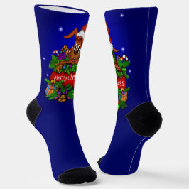 クリスマスとクリスマスラビット ソックス