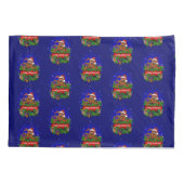 クリスマスとクリスマスラビット 枕カバー (裏面-左)