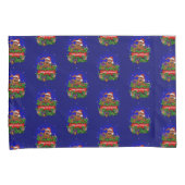 クリスマスとクリスマスラビット 枕カバー (正面右)