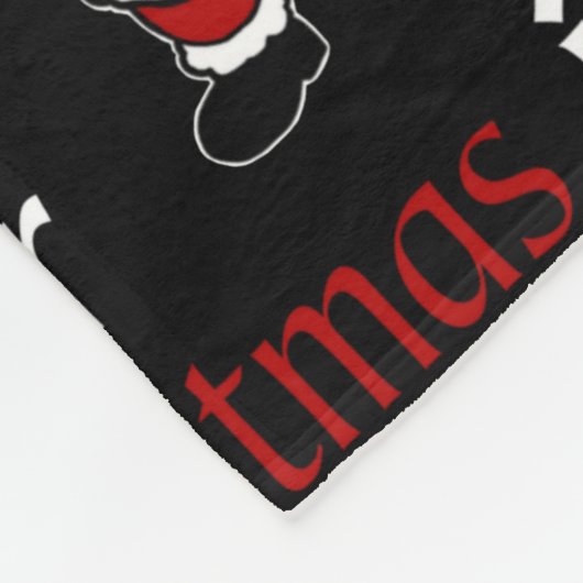 クリスマスとサンタに欲しいもの…てんかん フリースブランケット (角)