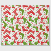 クリスマスとシームレスなベクタパ違うターン ラッピングペーパー (フラット)