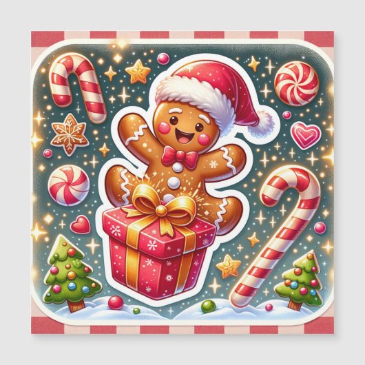 クリスマスとジンジャーブレッドマン (正面)