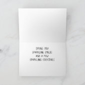 「クリスマスとスピリッツの精神も」 シーズンカード (内部)