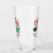クリスマスとセラピー |皮肉おもしろい的 タンブラーグラス (左)