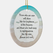 クリスマスとドルのクリスチャンのリーダーシップ セラミックオーナメント (右)